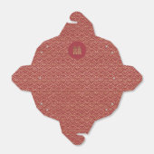 二重中国の幸福の結婚金ゴールド濃い赤 フェイバーボックス (折り畳みなし)