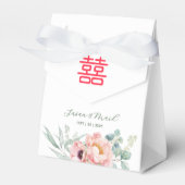 二重中国の幸福結婚感謝 フェイバーボックス (正面サイド)