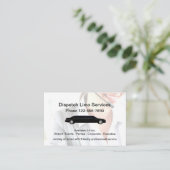 二重側面の上品なリムジン車サービス 名刺 (スタンド正面)