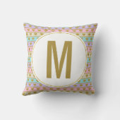 二重側面の魔法の虹およびユニコーンの装飾用クッション クッション (裏面)