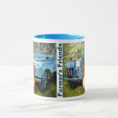 二重像の"農家の友人"のマグ マグカップ (中央)