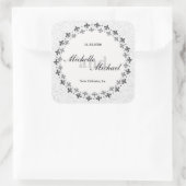 二重円(紋章の)フラ・ダ・リ スクエアシール (バッグ)