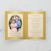 二重写真第60記念日の招待状カード 招待状 (内部)