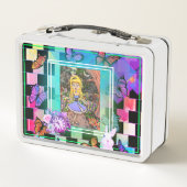 二重味方された不思議の国 メタルランチボックス (裏面)