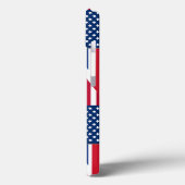 二重国籍アメリカおよびイギリス国旗 Case-Mate iPhoneケース (裏面 / 左)