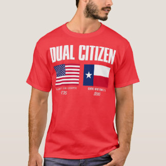 二重市民テキサス州独立戦争自由ヴィンタグ Tシャツ