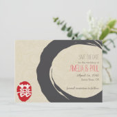 二重幸福の中国のな結婚式-日付を救って下さい セーブザデート (スタンド正面)