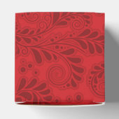 二重幸福シンボル結婚式の引き出物ボックス2x2in フェイバーボックス (上部)