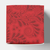 二重幸福シンボル結婚式の引き出物ボックス2x2in フェイバーボックス (上部)