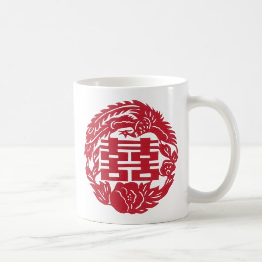二重幸福フェニックス コーヒーマグカップ (右)