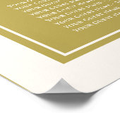 二重幸福中国のの結婚座席表 ポスター (角)