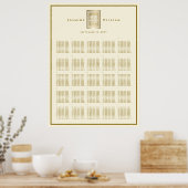 二重幸福中国のの結婚座席表 ポスター (キッチン)