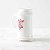 二重幸福 ビールジョッキ (正面左)