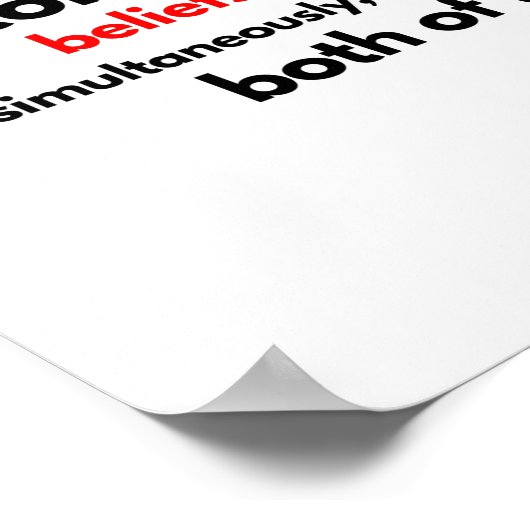 二重思考 ポスター (角)