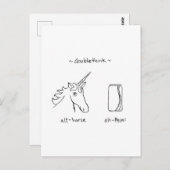 二重思考 ポストカード (正面/裏面)