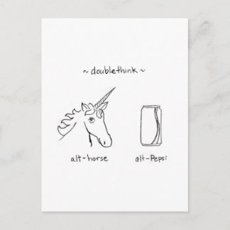 二重思考 ポストカード