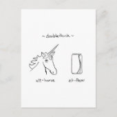 二重思考 ポストカード (正面)