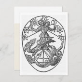 二重性のシンボルのレビス ポストカード (正面/裏面)