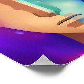 二重性抽象芸術二重人格コンセプト ポスター (角)