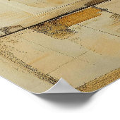 二重性 - 対照的な抽象的人体像 ポスター (角)