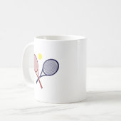 二重悩み コーヒーマグカップ (正面左)