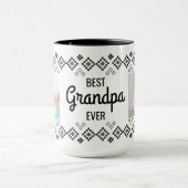 二重最高の写真を使用したグランドパ マグカップ (中央)