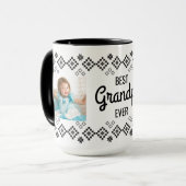 二重最高の写真を使用したグランドパ マグカップ (正面左)