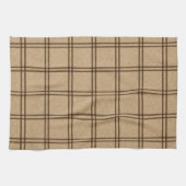 二重格子模様 キッチンタオル (横)