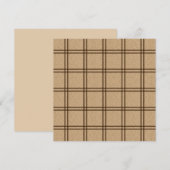 二重格子模様 招待状 (正面/裏面)