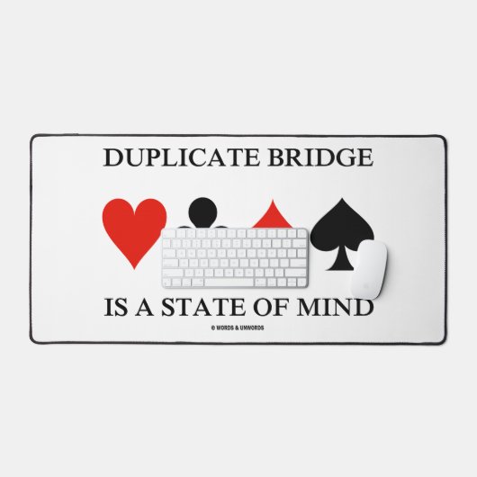 二重橋はマインドカードスーツの州である デスクマット (キーボード&マウス)
