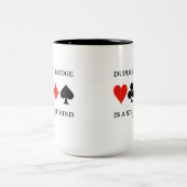 二重橋は心の州(カードスーツ) ツートーンマグカップ (中央)