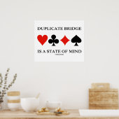 二重橋は心の州(カードスーツ) ポスター (キッチン)