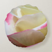 二重歓喜のばら色の枕 ラウンドクッション (裏面)