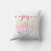 二重水彩画の喜び クッション (裏面)