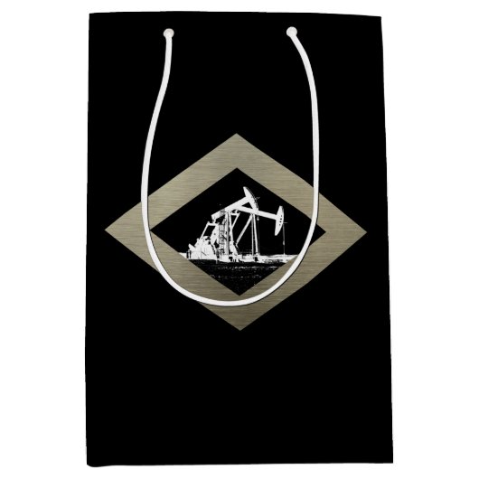 二重油井のポンピングユニット ミディアムペーパーバッグ (正面)