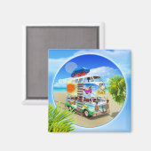 二重溝付冷凍機マグネット マグネット (正面/裏面)