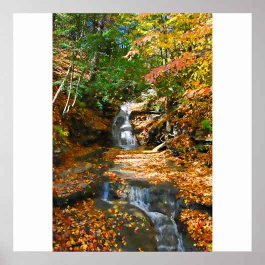 二重滝ポスター/プリント ポスター (正面)