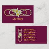 二重無限二色のFrangipani 名刺 (正面/裏面)