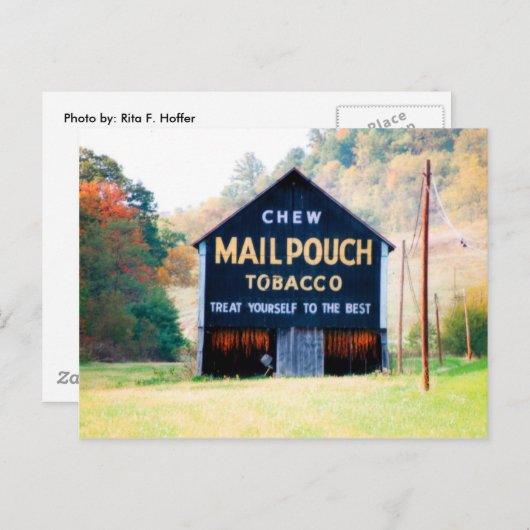 二重目的の納屋の郵便はがき ポストカード (正面/裏面)