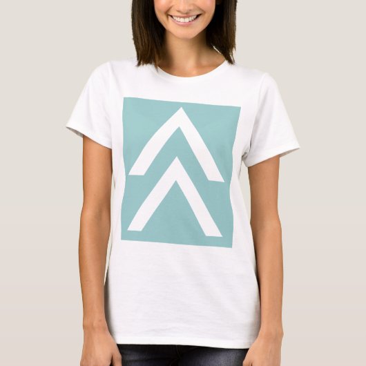 二重矢印 Tシャツ (正面)
