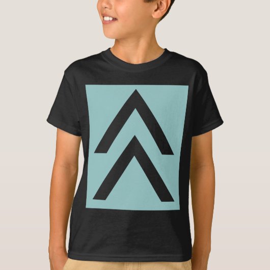 二重矢印 Tシャツ (正面)