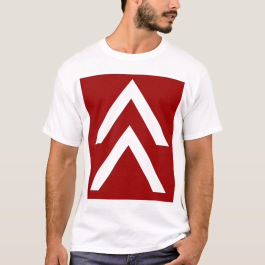 二重矢印 Tシャツ (正面)