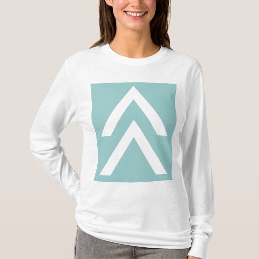 二重矢印 Tシャツ (正面)