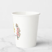 二重素朴結婚中国の幸福フローラ 紙コップ (左)