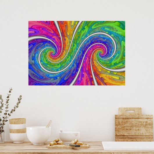 二重緩和曲線 ポスター (キッチン)