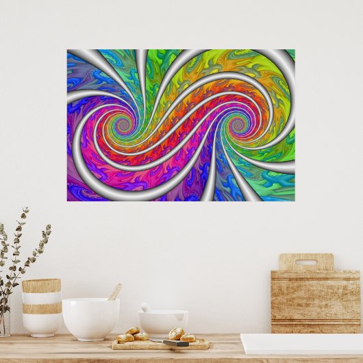 二重緩和曲線 ポスター (キッチン)