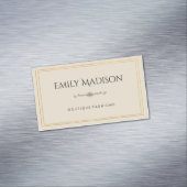 二重縁ど金ゴールド/要エレガント素/変動 マグネット名刺 (インサイチュ)