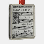 二重聖歌隊のための固まりの開始ページ メタルオーナメント (右)