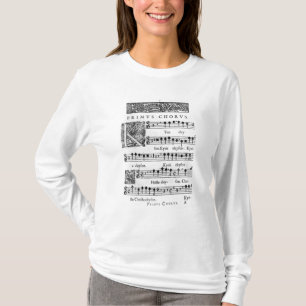 二重聖歌隊のための固まりの開始ページ Tシャツ