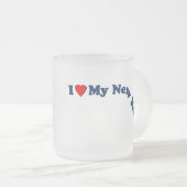 二重膝の取り替えのギフトは|よく得ます フロストグラスマグカップ (正面右)